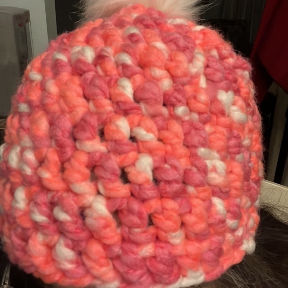 Handmade Crochet Eco Tie Dye Hat Recycled Acrylic - Picture 4 of 6